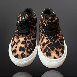 Ralph Lauren Leopard Print Kids Sneakers